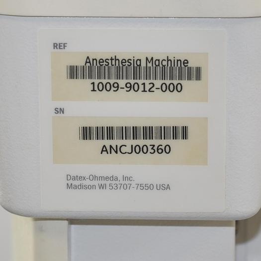 Used ANESTHESIA VENTILATOR GE DATEX OHMEDA AESPIRE S/5