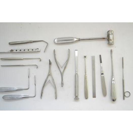 Used BOX WITH RINOPLASTY INSTRUMENTS