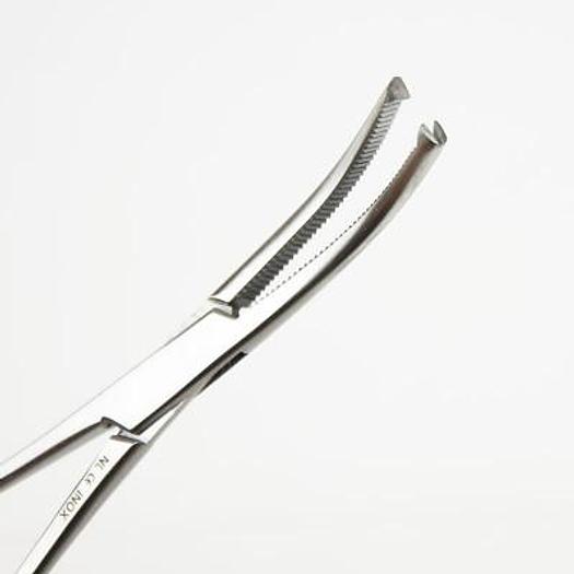 KOCHER PLIERS A/G CURVED 14CM BRAND INOX FRANCE