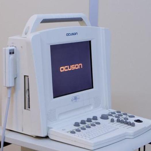 Used ACUSON SIEMENS CYPRESS COLOR PORTABLE ECHOCARDIOGRAPH WITH CART