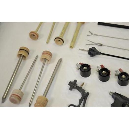 Used SET OF TROCARDS AND TROCAR SHEATHS AND 2 INSERTS