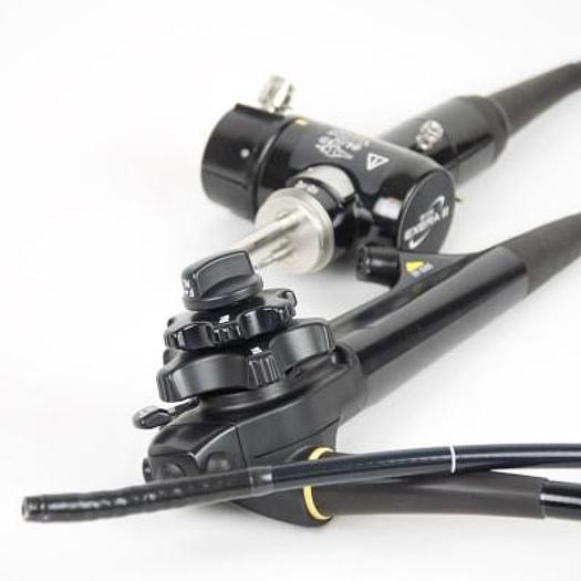 Used OLYMPUS GASTROSCOPY COLUMN WITH FLAT SCREEN 180 SERIES