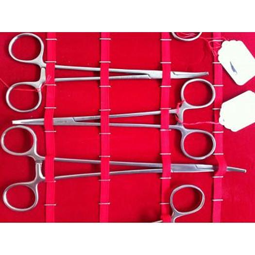 TEKNO BRAND SURGICAL INSTRUMENTS IN LEATHER POUCH