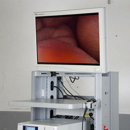 Used STRYKER ENDOSCOPY COLUMN WITH 26'' FLAT SCREEN