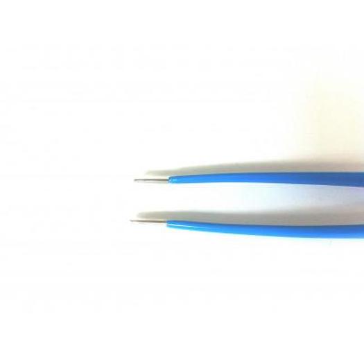 STRAIGHT BIPOLAR FORCEPS 195 MM, TIP 8 X 1 MM FOR BOWA BRAND SCALPEL