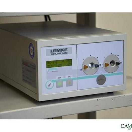 Used LEMKE DOUBLE XENON AND HALOGEN LIGHT SOURCE, SMALL FORMAT