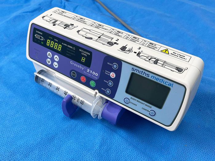 Used GRASEBY 2100 SYRINGE PUSH