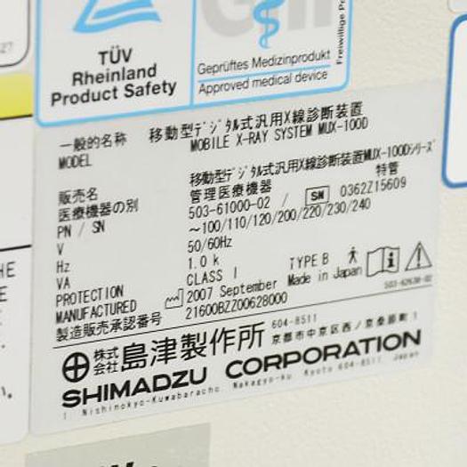 Used SHIMADZU MOBILE DART EVOLUTION DIGITAL RADIO WITH SENSOR