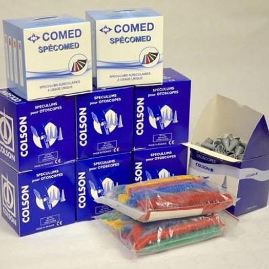 Used SET OF 4 MM DISPOSABLE EAR SPECULA