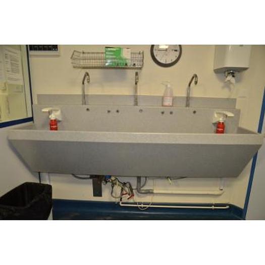 MERCATOS HYPER ASEPTIC WASHBASIN 3 STATIONS MOTION SENSOR CONTROL