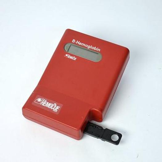 Used HEMOCUE B-HEMOGLOBIN PORTABLE BLOOD ANALYZER