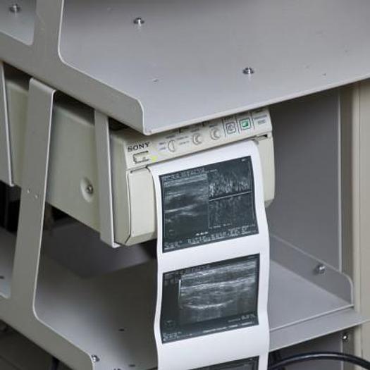 Used HITACHI EUB 525 COLOR DOPPLER ULTRASOUND WITH LINEAR PROBE