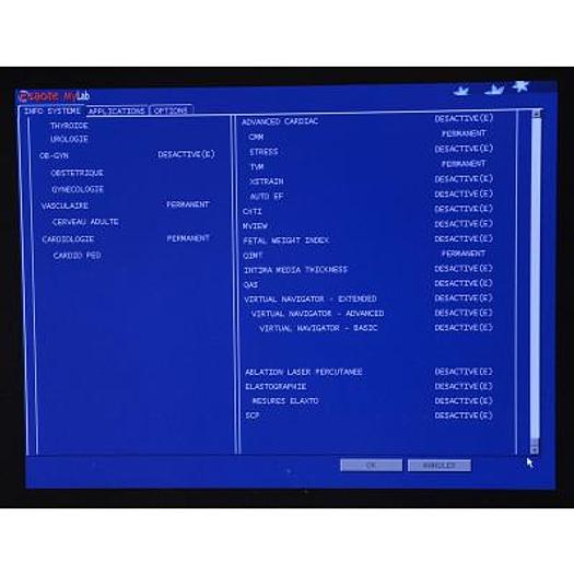 Used ESAOTE MYLAB 60 COLOR DOPPLER ECHOCARDIOGRAPH WITH 1 PROBE