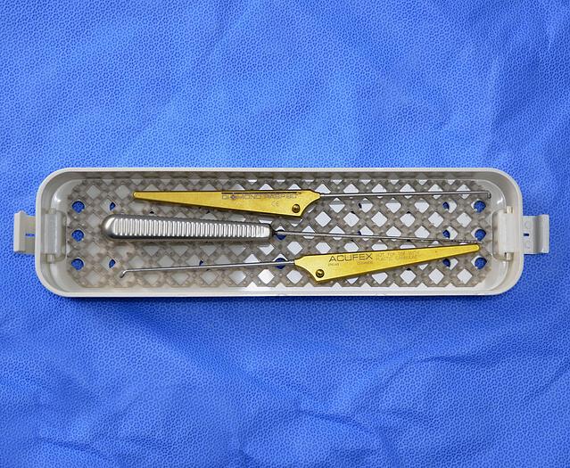 Used ACUFEX MENISCAL RASP SET