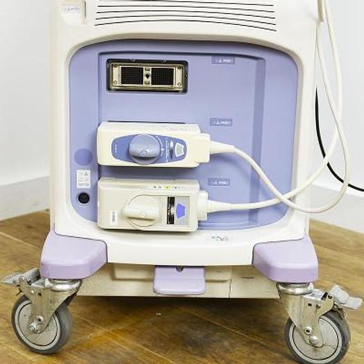 Used ALOKA PROSOUND ALPHA 6 ULTRASOUND SCANNER WITH 2 PROBES