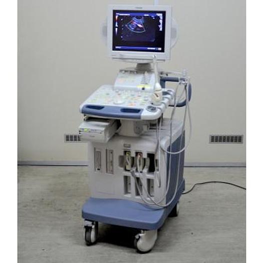 Used ULTRASOUND SCANNER TOSHIBA NEMIO XG ISTYLE SSD 580A COLOR, DOPPLER, FLAT SCREEN