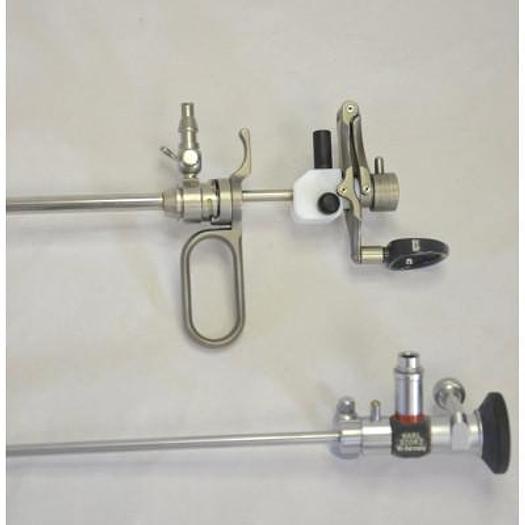 Used STORZ 27050E RESECTOR WITH 30 DEG OPTICS, LINER AND DIAGNIOSTIC LINER