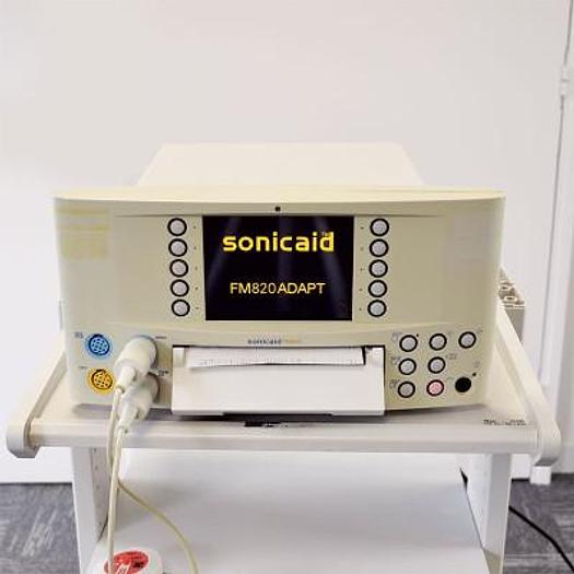 Used HUNTLEIGH SONICAID FM800 NEONATAL CARDIOTOCOGRAPH ON CART