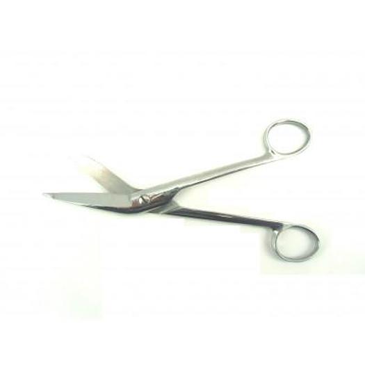 SCISSORS LISTER CROIX ROUGE 18CM (LISTER BANDAGE SCISSORS 18CM)