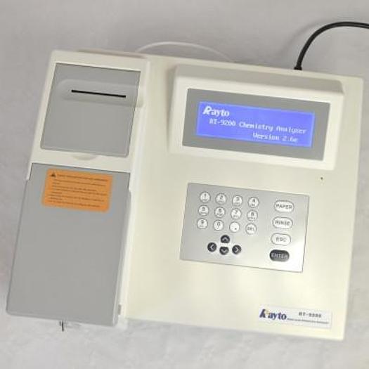 SEMI-AUTOMATIC / BENCHTOP BIOCHEMISTRY ANALYZER / SPECTROPHOTOMETER RT-9200