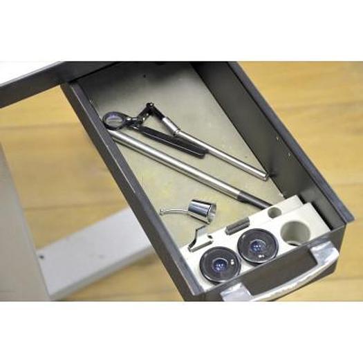 Used HAAG STREIT 900 SLIT LAMP ON HEIGHT-ADJUSTABLE TABLE