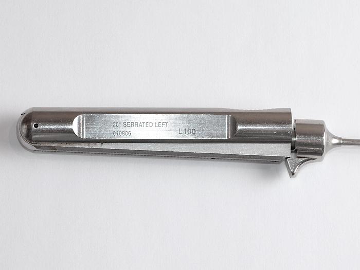 Used COMPLETE SET OF ARTHROSCOPY SCISSORS (ACUFLEX SMITH & NEPHEW), CIGAR HANDLE