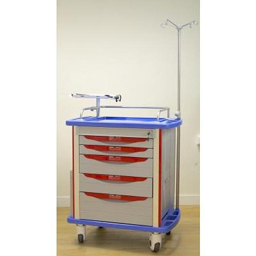 5-DRAWER EMERGENCY CART