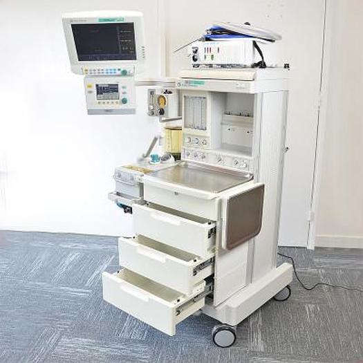 Used DATEX OHMEDA AESTIVA 5 ANESTHESIA VENTILATOR WITH ANESTHESIA MONITOR