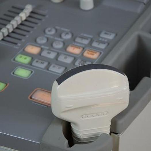 Used ALOKA PROSOUND 5500 COLOR DOPPLER ULTRASOUND WITH ABDOMINAL PROBE AND ENDOVAGINAL PROBE
