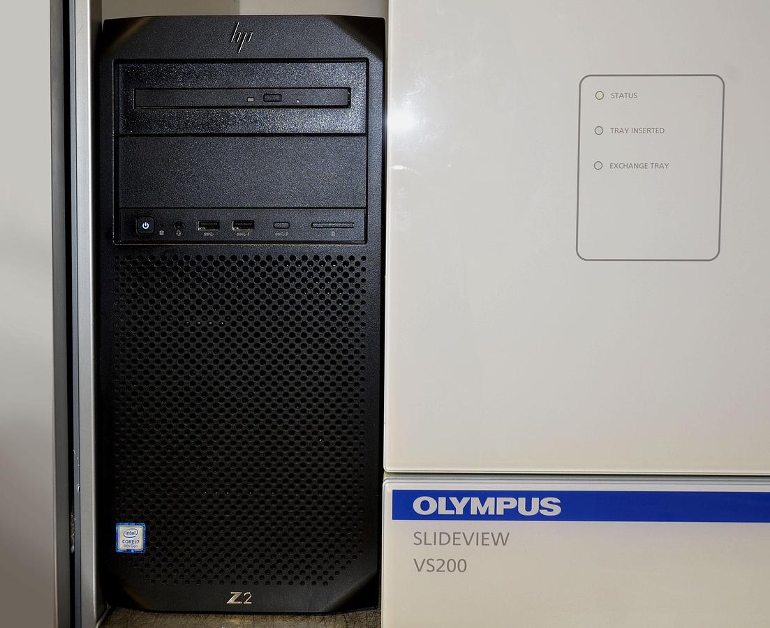 D'occasion OLYMPUS EVIDENT VS200-BU MICROSCOPE SLIDE SCANNER WITH VSLOADER