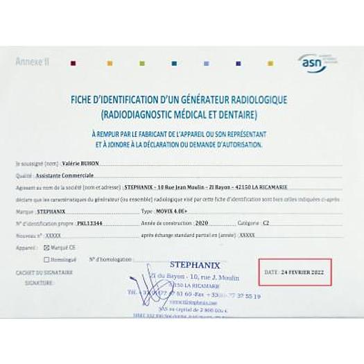 DIGITAL MOBILE RADIO, STEPHANIX (made in France) MOVIX 4E WITH A FLAT PANEL CANON 701C 36X43