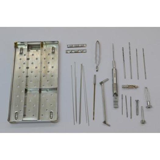 Used SET OF PLATES AND SCREWS (CORTICAL AND CANCELLOUS) WITH DEDICATED ANCILLARY EQUIPMENT