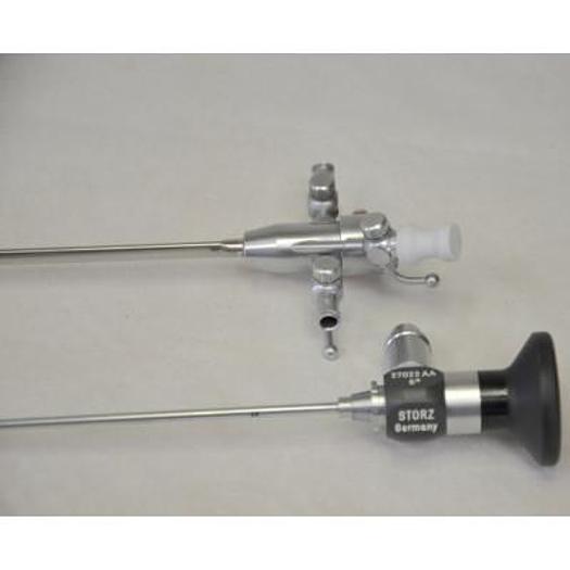 Used KARL STORZ 27022ED 2.7MM URETEROSCOPE WITH SLEEVE