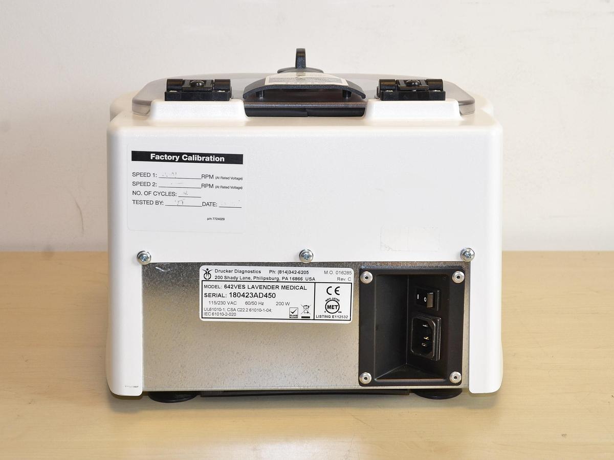 D'occasion DRUCKER DIAGNOSTICS LM CENTRIFUGE