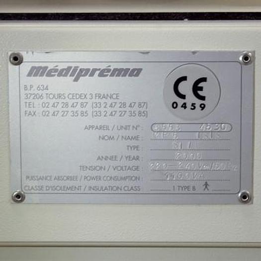 Used INCUBATOR MEDIPREMA MP5 ISIS YEAR 2000