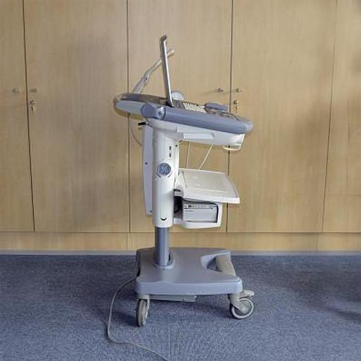 Used GENERAL ELECTRIC VOLUSON-i PORTABLE ECHOGRAPHY ON TROLLEY WITH 2 CONVEXAL AND ENDOVAGINAL PROBES