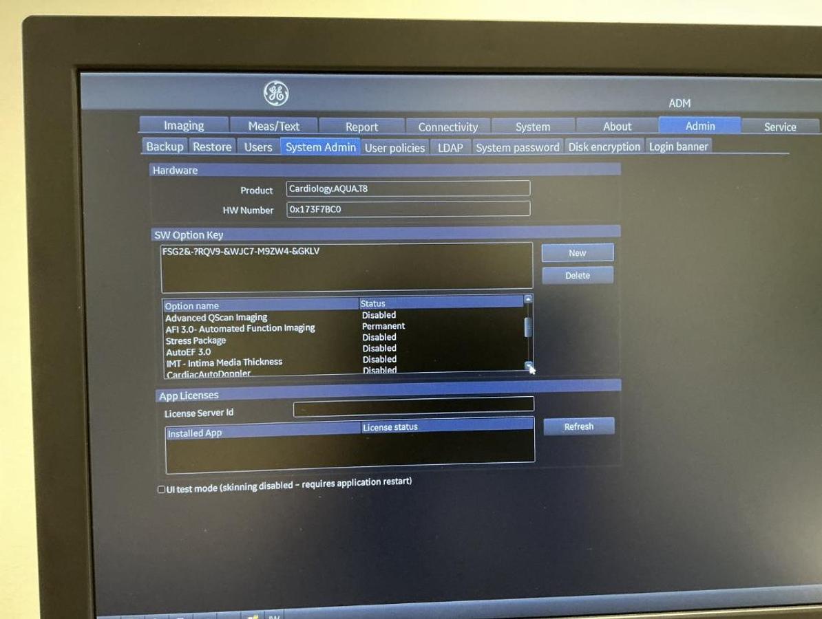 D'occasion GE CARDIAC ULTRASOUND VIVID T8