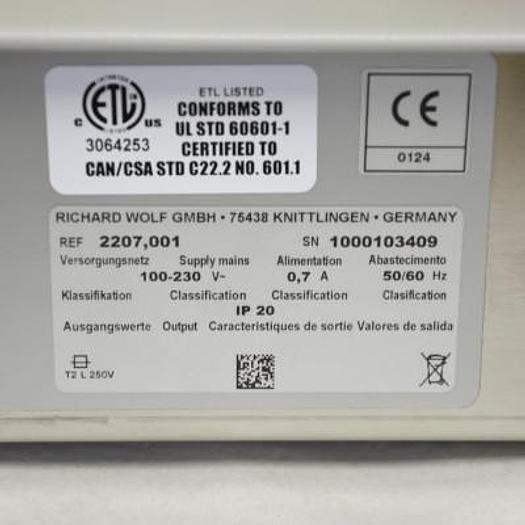 Used WOLF 2207 ENDOSCOPY IRRIGATION PUMP