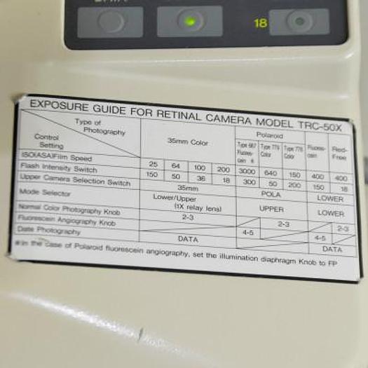 Used TOPCON TRC-50IX DIGITAL ANGIOGRAPH