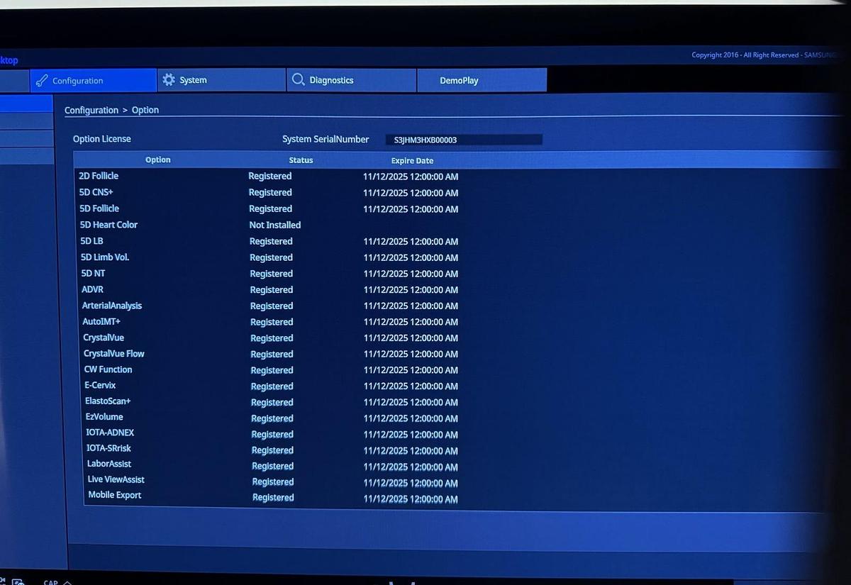 Rénové SAMSUNG Z20 ULTRASOUND