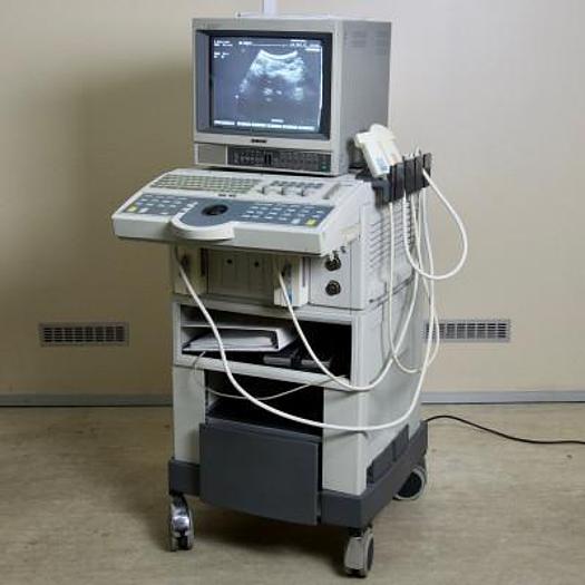 Used ESAOTE MEDICA AU4 IDEA COLOR DOPPLER ULTRASOUND SCANNER WITH 2 PROBES