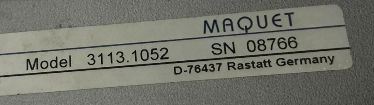 MAQUET OPERATING TABLE WITH ORTHOPEDIC EXTENSION (never used, still in its shipping crate)