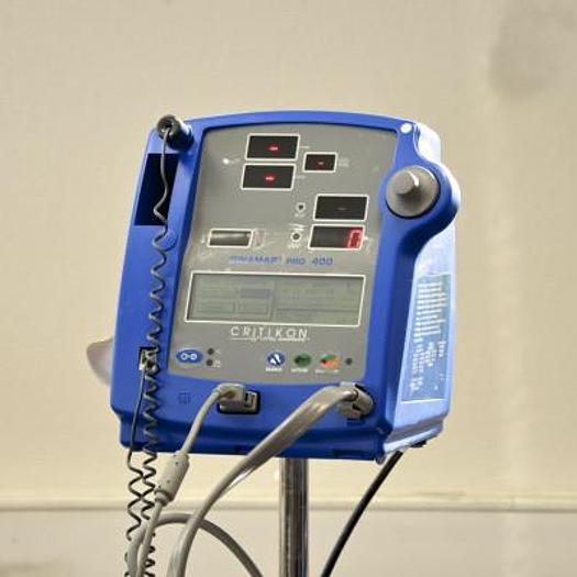 Used MULTIPARAMETER MONITOR GENERAL ELECTRIC DYNAMAP PRO 400 CRITIKON