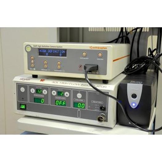 Used SMITH AND NEPHEW HIGH DEFINITION (HD) LAPAROSCOPIC COLUMN WITH 3CCD CAMERA