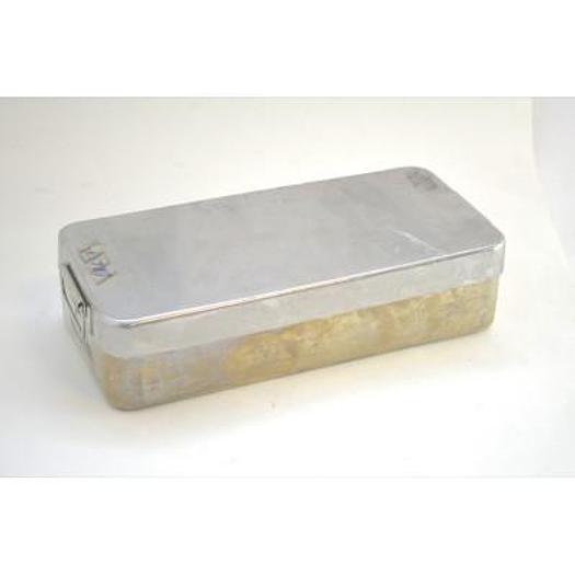 Used ALUMINUM BOX WITH GYNECO INSTRUMENTS AND PLIERS