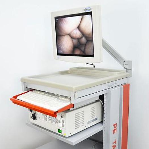 Used PENTAX GASTROENTEROLOGY COLUMN WITH FLAT SCREEN