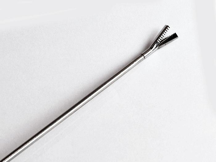 Used COMPLETE SET OF ARTHROSCOPY SCISSORS (ACUFLEX SMITH & NEPHEW), CIGAR HANDLE