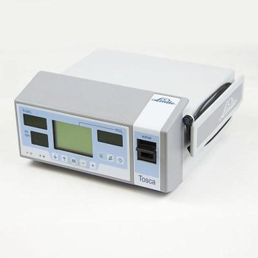 Used LINDE TOSCA PC02 TRANSCUTANEOUS, SP02 AND HEART RATE MONITOR