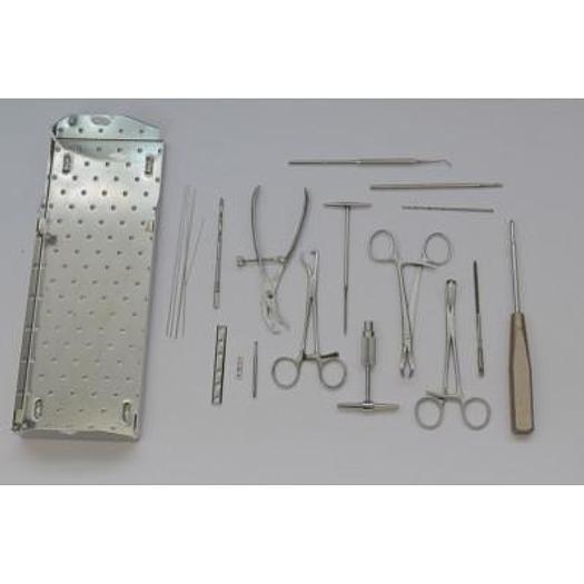 Used SET OF PLATES AND SCREWS (CORTICAL AND CANCELLOUS) WITH DEDICATED ANCILLARY EQUIPMENT