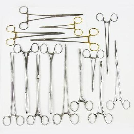 Used SET OF INSTRUMENTS FOR BREAST SURGERY IN AUTOCLAVE BOX